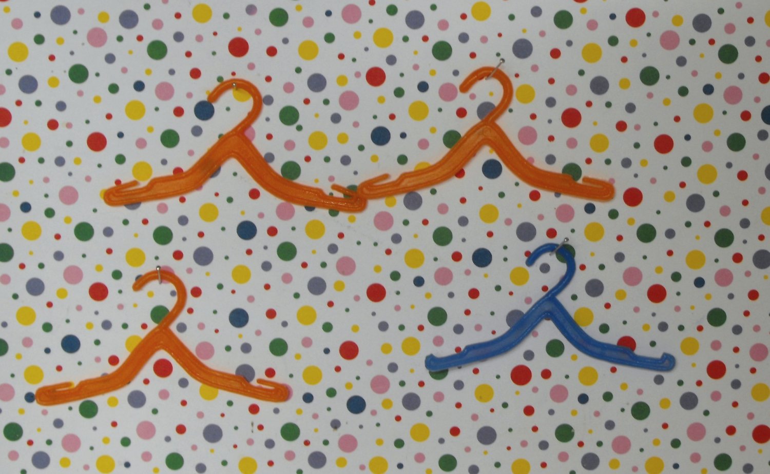 Barbie Vintage 70's Hangers Lot of 4