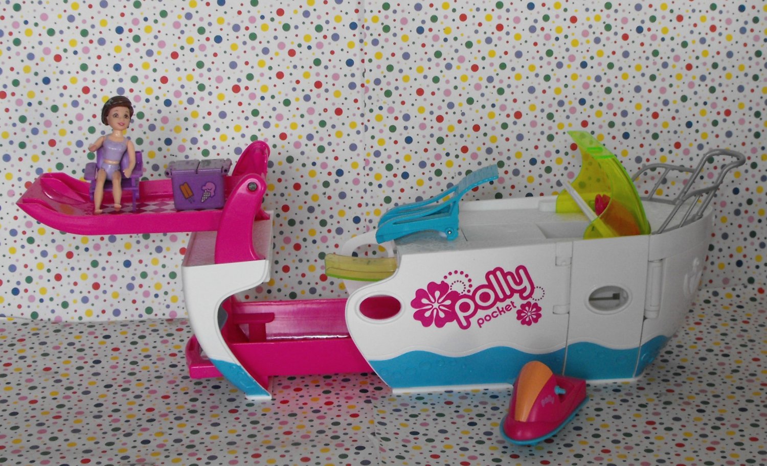 polly pocket tropical party yacht