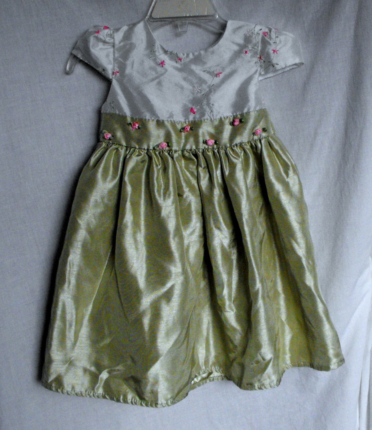 Perfectly Dressed Baby Girl 12 Months Easter Party Flowered Dress
