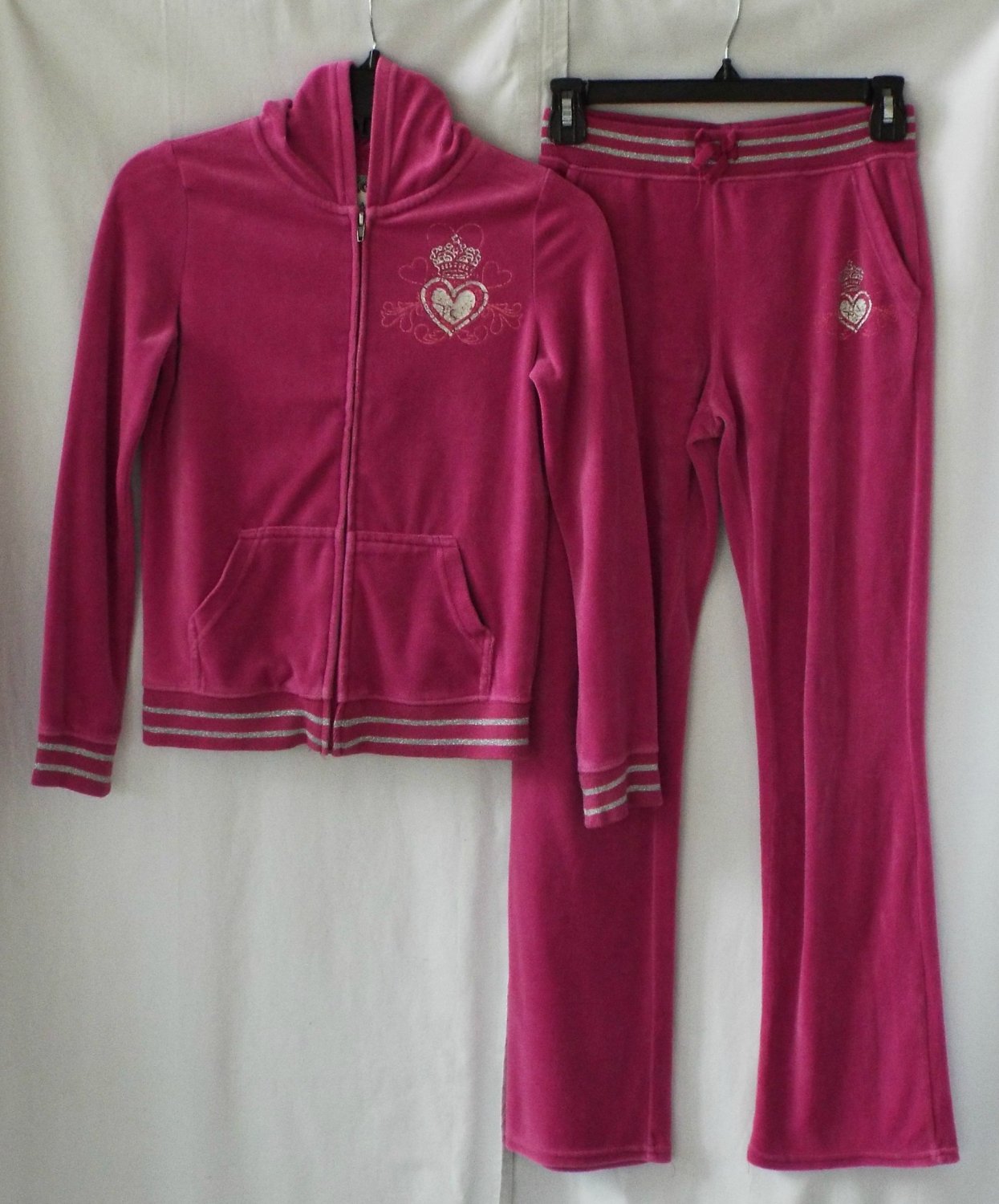 pink jogging suit