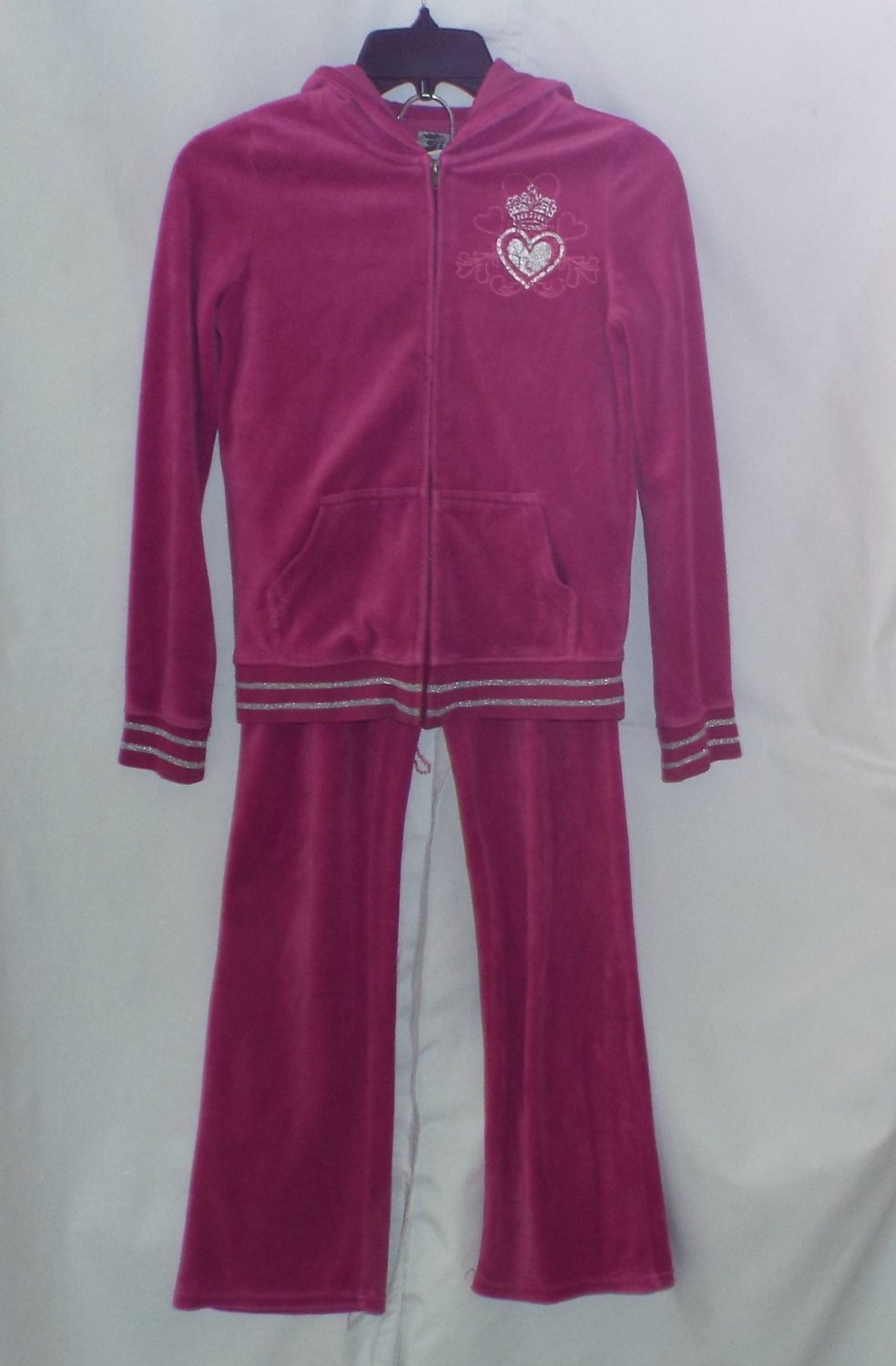 pink jogging suit