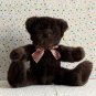 Dan Dee Collector's Choice Brown Teddy Bear Plaid Bow Lovey