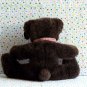 Dan Dee Collector's Choice Brown Teddy Bear Plaid Bow Lovey