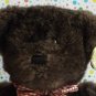 Dan Dee Collector's Choice Brown Teddy Bear Plaid Bow Lovey