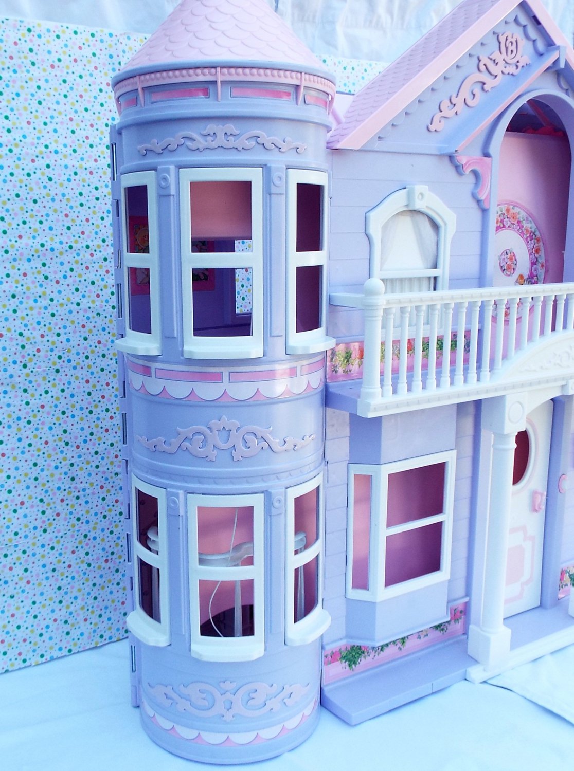 barbie mansion dollhouse with elevator