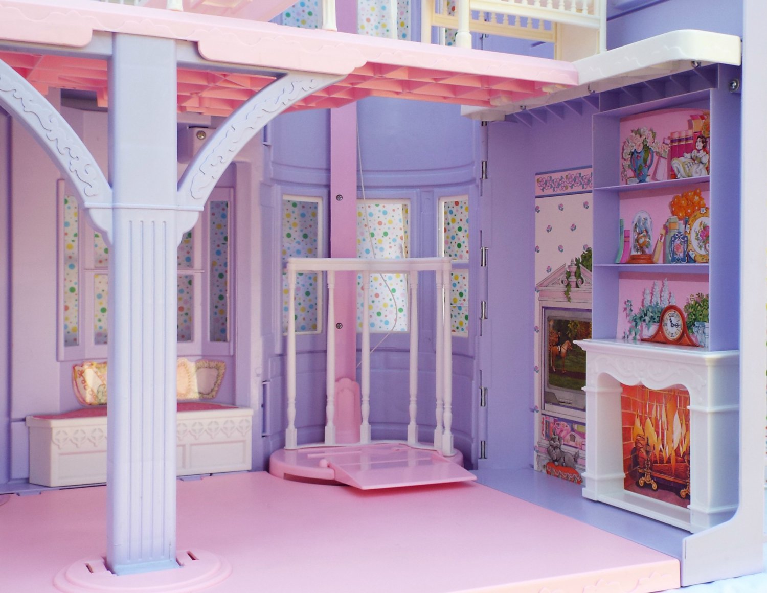 barbie mansion dollhouse with elevator