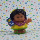 Fisher Price Little People Airplane Mia Hawaiian Lei Girl Hula
