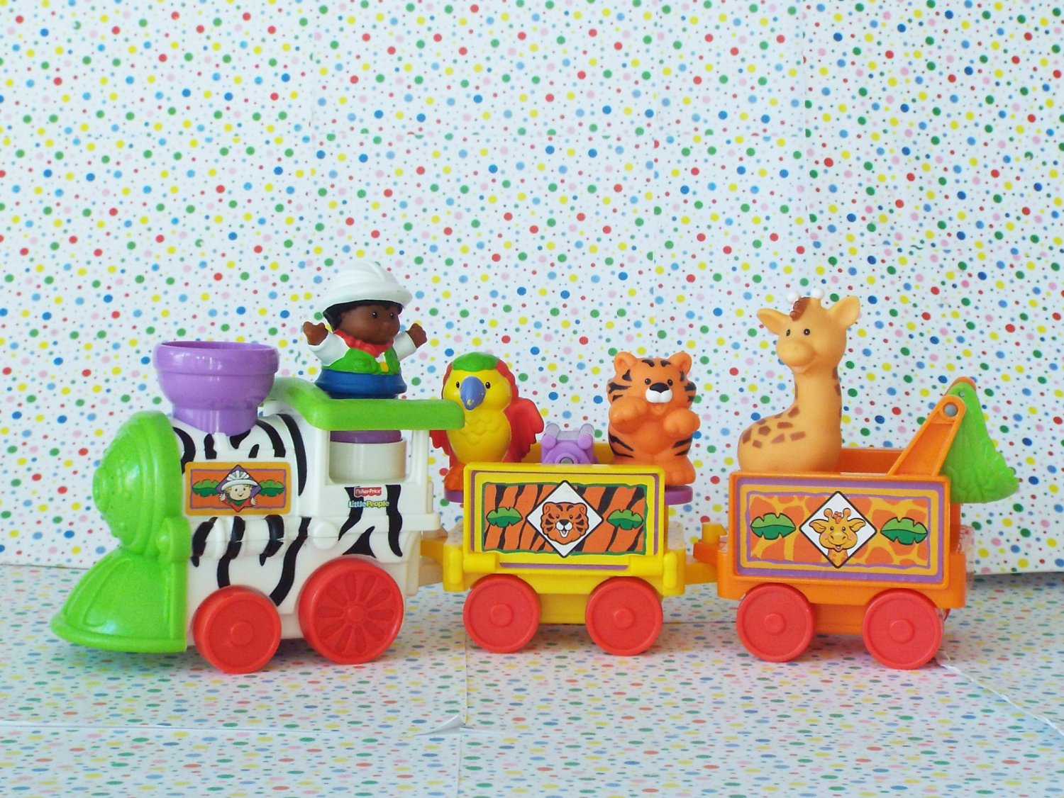 *1/23*SOLD Fisher Price Little People Musical Zoo Train