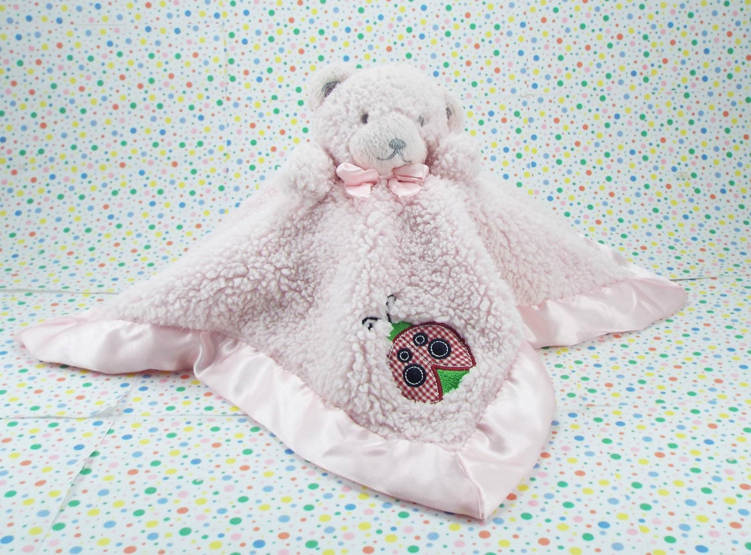 pink teddy bear blanket