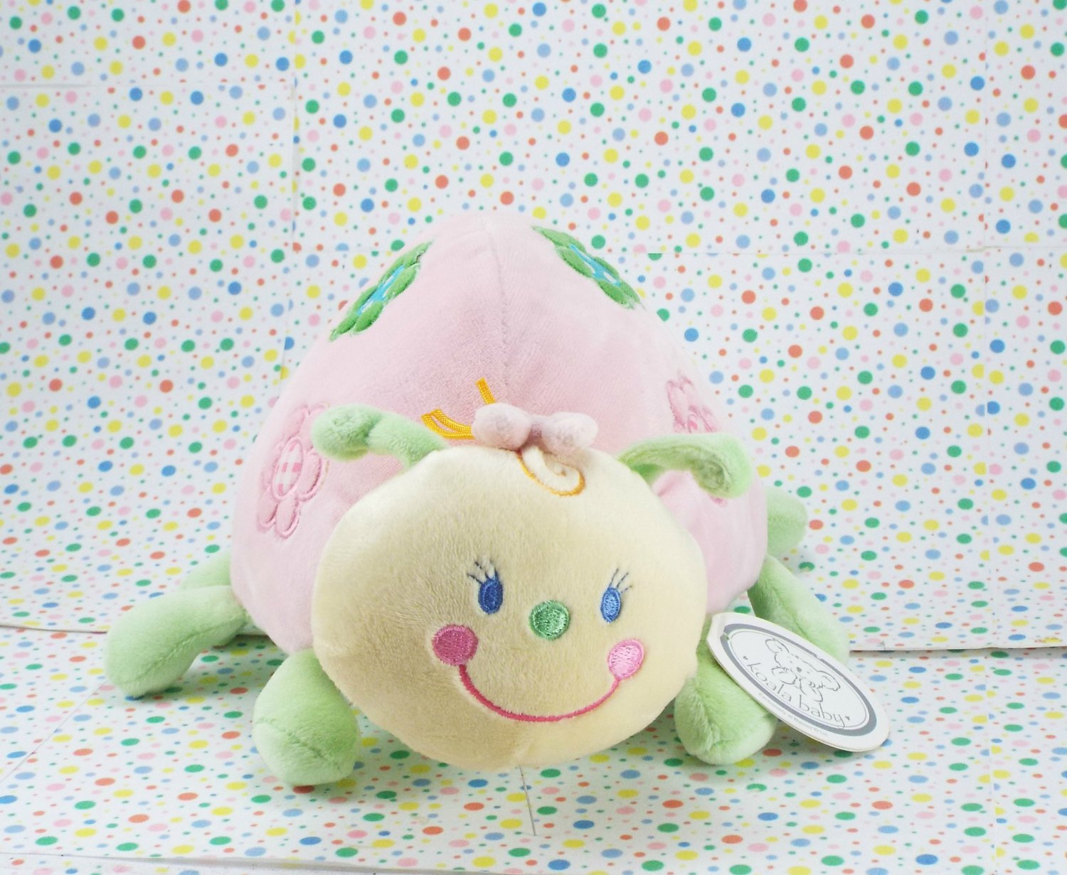 *6/16*SOLDKoala Baby Ladybug Rattle Chiming Ladybug Baby Toy