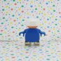 Lego Duplo Girl Minifigure Girl Baby White Pants Blue Top White Bonnet