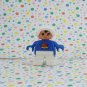 Lego Duplo Girl Minifigure Girl Baby White Pants Blue Top White Bonnet
