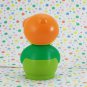 Lego Duplo Primo Bath Time Boat Figure Green Base Orange Baseball Hat