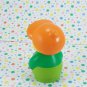 Lego Duplo Primo Bath Time Boat Figure Green Base Orange Baseball Hat
