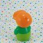 Lego Duplo Primo Bath Time Boat Figure Green Base Orange Baseball Hat