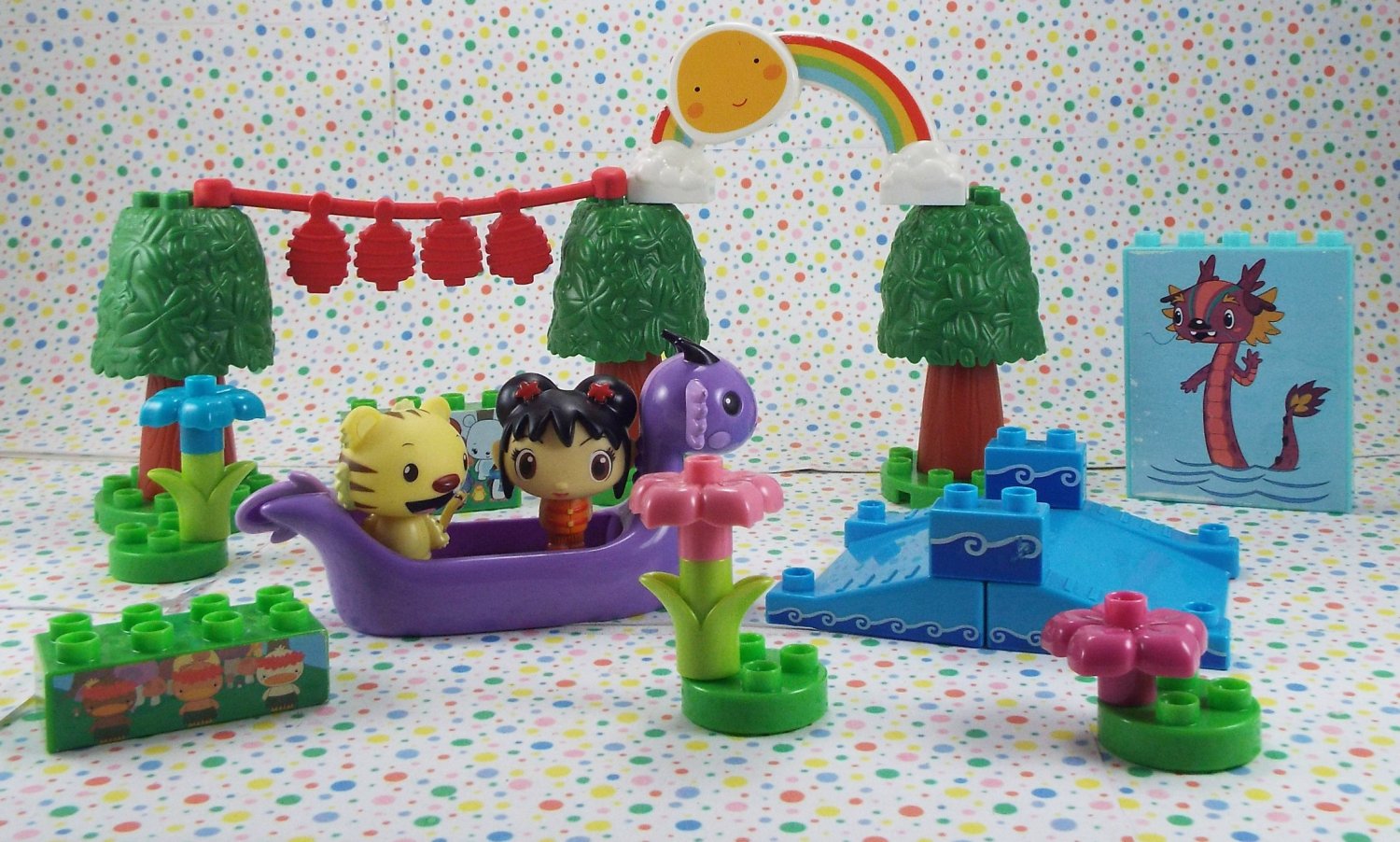 Mega Bloks Ni Hao Kai Lan Dragon Boat Playset