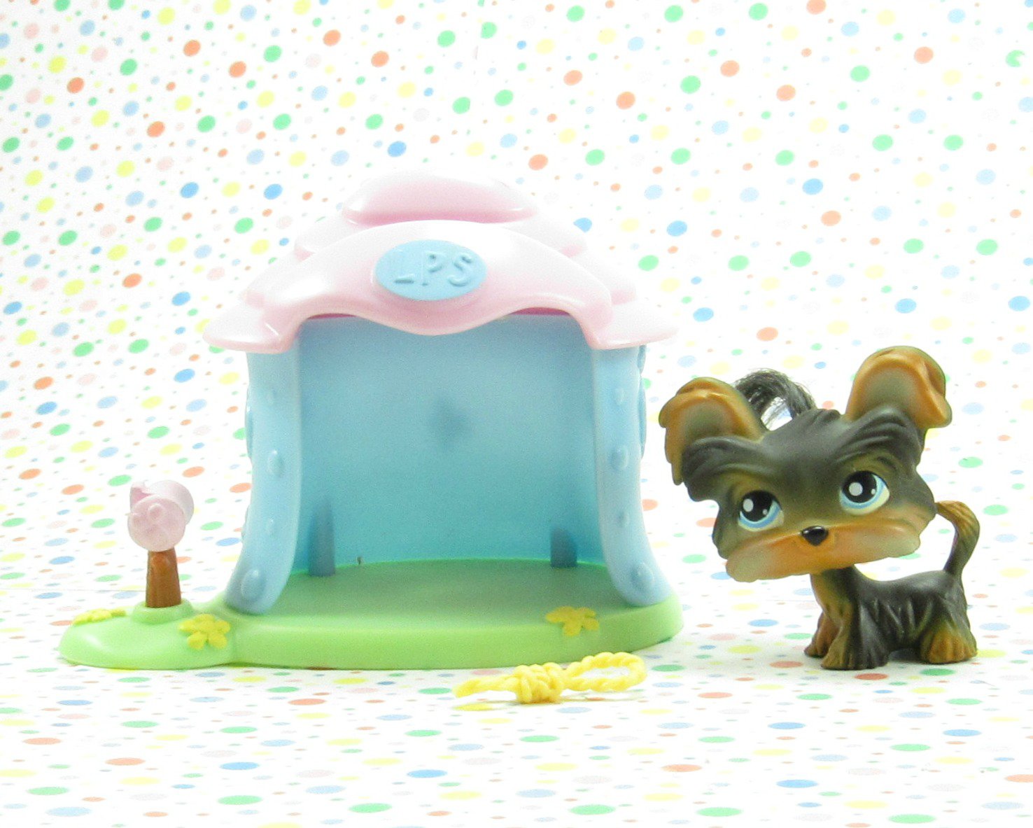 Littlest Pet Shop #141 Yorkie ~ LPS Portable Pets