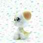 Littlest Pet Shop #84 White Boxer Dog ~ LPS Pet Pairs