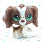 Littlest Pet Shop #156 Springer Cocker Spaniel Dog ~ LPS Carrying Case Pet