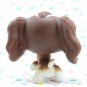 Littlest Pet Shop #156 Springer Cocker Spaniel Dog ~ LPS Carrying Case Pet