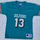 Vintage Dan Marino Miami Dolphins Champion Football Jersey Toddler 4T Retro NFL