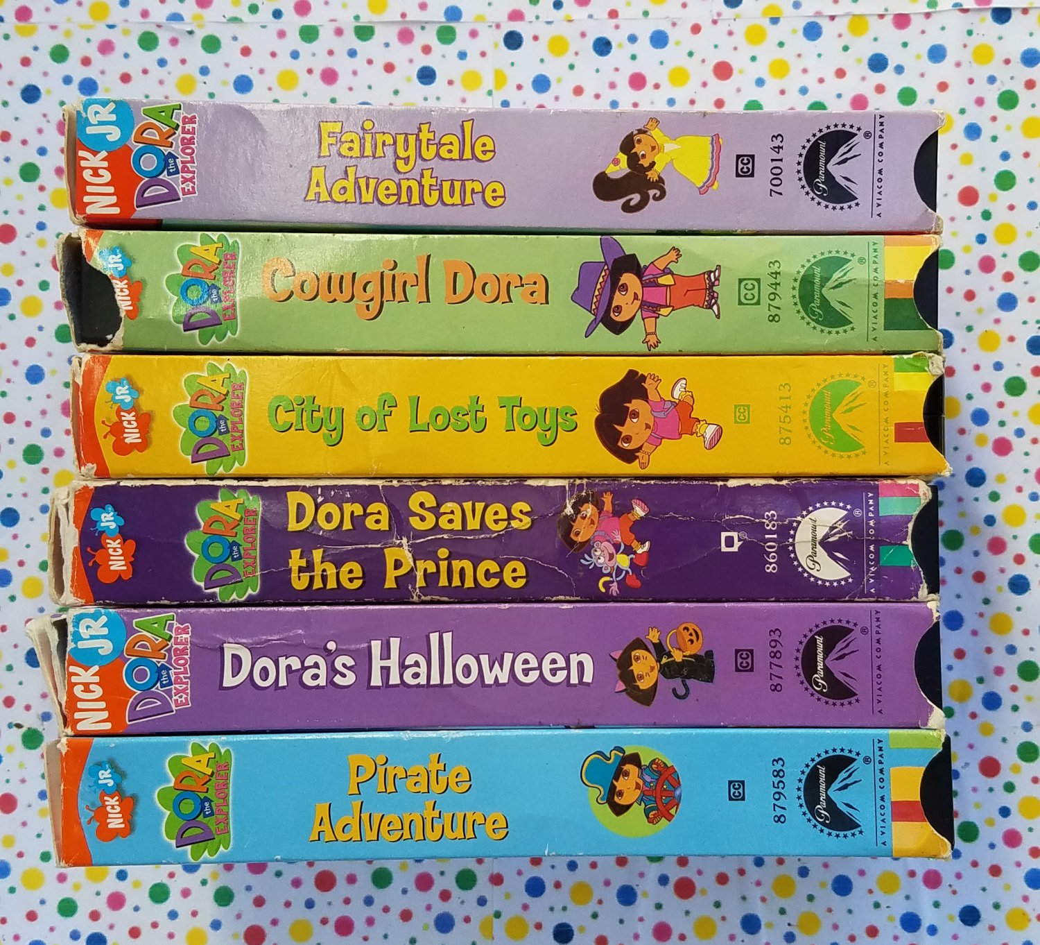 Dora The Explorer 6 VHS Videos Nick Jr. Lot