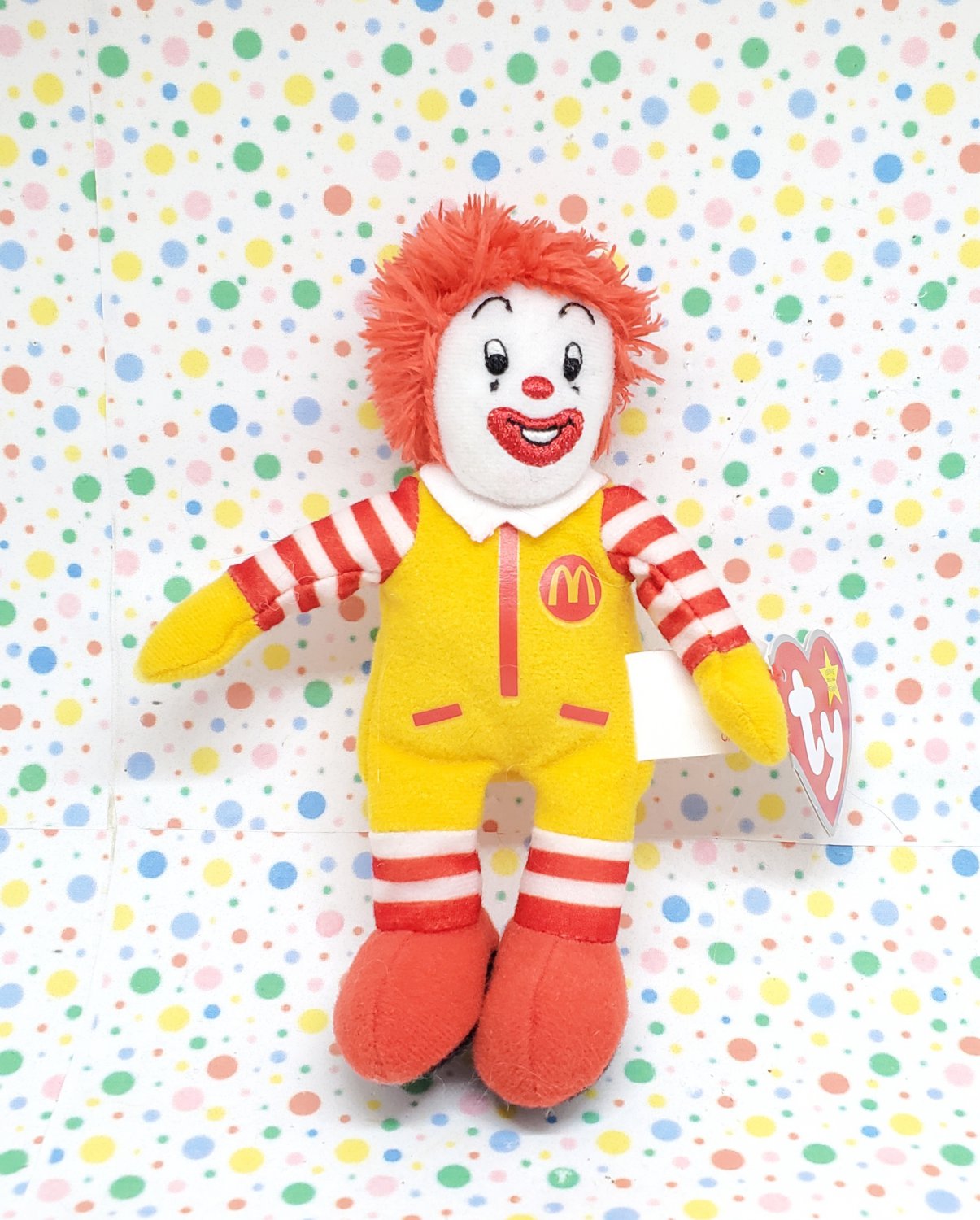 Ronald mcdonald beanie clearance baby