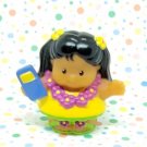 Fisher Price Little People Airplane Mia Hawaiian Lei Girl Hula