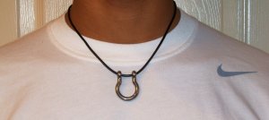 Horseshoe Mens Necklace
