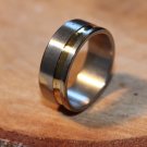 Mens Stainless Steel Ring Size 9