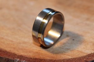 Mens Stainless Steel Ring Size 9