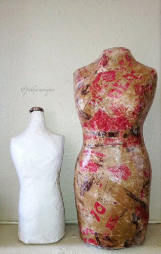 TJ's Upcycled Jewelry Body Form Mannequin