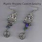 Lapis Peace Earrings
