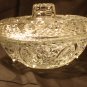 CRYSTAL CANDY DISH BEAUTIFLY DEISIGNED HEART W/ FLOWERS