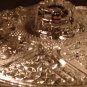 CRYSTAL CANDY DISH BEAUTIFLY DEISIGNED HEART W/ FLOWERS