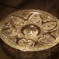 CRYSTAL CANDY DISH BEAUTIFLY DEISIGNED HEART W/ FLOWERS