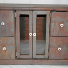 Vintage Wood Storage Cabinet Box
