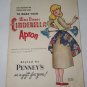 Vintage Cinderella Apron Pattern