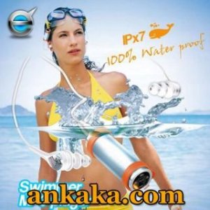 4GB Waterproof MP3 Player - swim / surf gadget