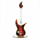 Glass Guitar on Base