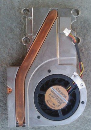 asus f9 averatec 5100 NEC sunon GC055510VM-8 laptop heat pipe fan