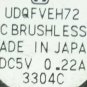 Compaq N400 N410C laptop CPU fan (UDQFVEH72)