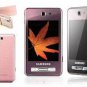 SAMSUNG UNLOCK CELL PHONE F480 BLACK/PINK TOUCH SCREEN