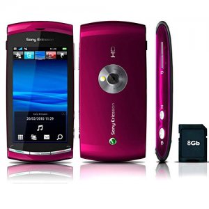 Sony ericsson unlocked  U5i VIVAZ 3G WIFI CELL PHONE---Black,Silver,Pink,Red,Blue
