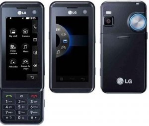 LG KF700 3G MP3 GSM 3MP CELL PHONE---Black