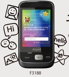 Unlocked HTC  F3188 Black  NEW GSM Cell Phone