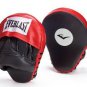 Red and black Everlast boxing hand target