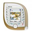 Unlocked Nokia 7600 Cell Phone----gray, gold
