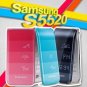 Unlocked Samsung Anycall GT-S5520 NORi 3MP  GSM 3G Flip Cell Phone---Pink