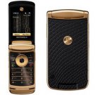 GOLD Unlocked  Motorola razr2 V8  Luxury Edition Cell Phone